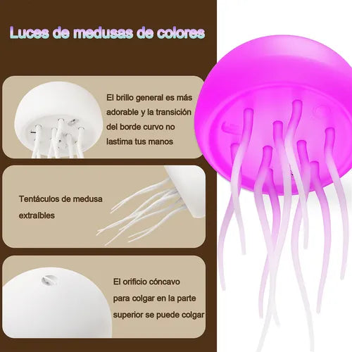 Lámpara Medusa Relajante para Dormir