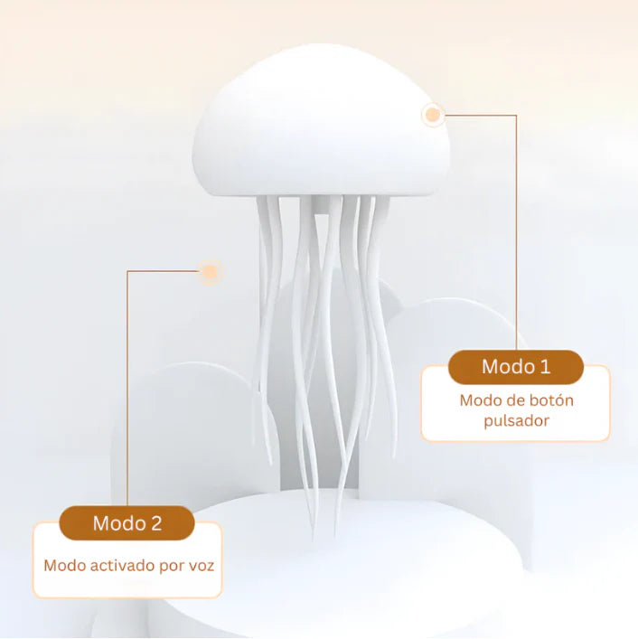 Lámpara Medusa Relajante para Dormir